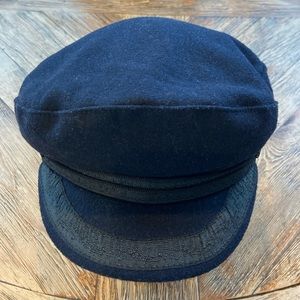 Greek Fisherman’s Cap Wool Blend Size 61 Navy Blue
